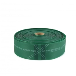 CLX Thera Band - rolka 22 m, kolor: zielony, opór: mocny